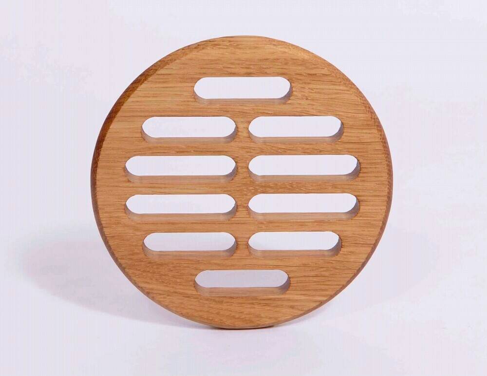grille de ventilation en bois diametre 113 mm